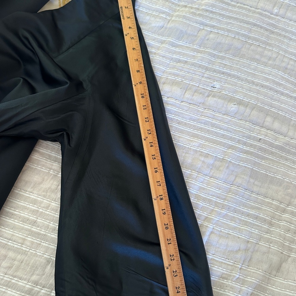 Rare 1950s Chinese kimono sleeve Black Long reversible Evening - Picture 9 of 12